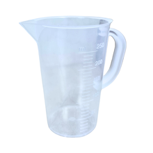 Load image into Gallery viewer, Plastic Measuring Jug 250 ml Transparent Pack of 1 | Measuring Cup with Clear Markings, Handle & Pour Spout | Food Grade BPA Free | Kitchen & Laboratory Use Liquid Measuring Beaker