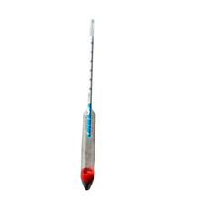 Load image into Gallery viewer, Density Hydrometer Range 1.000 to 1.050 Pack of 1 Precision Glass Hydrometer for Specific Gravity Testing | SG Hydrometer for Laboratory, Brewing, Chemistry & Liquid Density Measurement