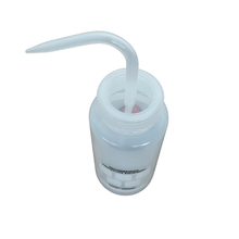Load image into Gallery viewer, Wash bottle with blank writable label pack of 1 for lab ldpe made wide mouth 500ml polypropylene cap for chemical solvent wash bottle for school, college & testing labs