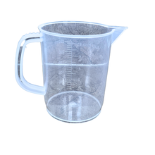 Load image into Gallery viewer, Plastic Measuring Jug 250 ml Pack of 1 Euro Clear Graduated Jug with Handle & Spout | Food Grade Measuring Cup for Kitchen, Baking, Lab & Liquid Measurements