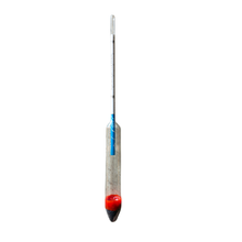 Load image into Gallery viewer, Density Hydrometer Range 1.000 to 1.050 Pack of 1 Precision Glass Hydrometer for Specific Gravity Testing | SG Hydrometer for Laboratory, Brewing, Chemistry & Liquid Density Measurement