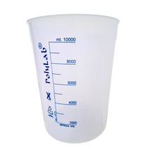 Load image into Gallery viewer, Beaker (Printed Graduation) Measuring Cup, Plastic Science Beaker Transperant 10000 ml OR 10 ltr for Measuring Liquid in Home | Laboratory | School (Pack of 1)