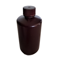 Load image into Gallery viewer, Reagent Bottle (Narrow Mouth) HDPE Plastic mold Plastic Amber color 250 ml (Pack of 1)