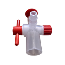 Load image into Gallery viewer, Stop Cock for Vacuum Desiccator Polypropylene Plastic made for Laboratory (Pack of 1) Polylab