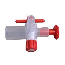 Load image into Gallery viewer, Stop Cock for Vacuum Desiccator Polypropylene Plastic made for Laboratory (Pack of 1) Polylab