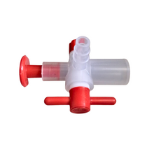 Load image into Gallery viewer, Stop Cock for Vacuum Desiccator Polypropylene Plastic made for Laboratory (Pack of 1) Polylab