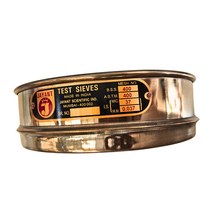 Load image into Gallery viewer, Jayant Test Sieve 200 mm Diameter BBS and ASTM -400, 37 micron Pack of 1 stainless steel Mesh with Brass Frame For Laboratory