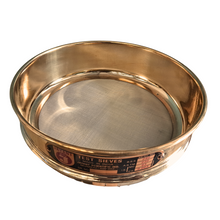Load image into Gallery viewer, Jayant Test Sieve 200 mm Diameter BBS - 240 and ASTM - 230, 63 micron Pack of 1 stainless steel Mesh with Brass Frame For Laboratory