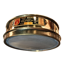 Load image into Gallery viewer, Jayant Test Sieve 200 mm Diameter BBS - 300 and ASTM - 270, 53 micron Pack of 1 stainless steel Mesh with Brass Frame For Laboratory