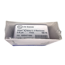 Load image into Gallery viewer, Filter membrane Nylon 0.45 μm, 47 mm size PALL Life science 100 pcs packing, Pack of 1
