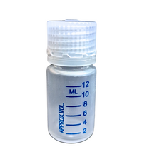 Load image into Gallery viewer, Reagent Bottle Printed Graduation Leak proof Narrow Mouth with cap Capacity 15 ml Material Polypropylene For filling Liquid in Laboratory Pack of 1