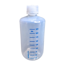 Load image into Gallery viewer, Reagent Bottle Printed Graduation Leak proof Narrow Mouth with cap Capacity 250 ml Material Polypropylene For filling Liquid in Laboratory Pack of 1