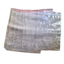 Load image into Gallery viewer, Zip Lock Bags Covers Pouch 8 X 11 inch Multi Purpose Re-Usable Transparent Zip Lock Storage Bags more than 51 micron Pack of 25 pcs