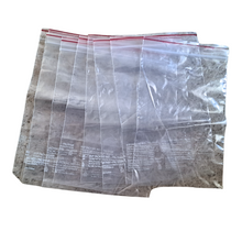 Load image into Gallery viewer, Zip Lock Bags Covers Pouch 7 X 10 inch Multi Purpose Re-Usable Transparent Zip Lock Storage Bags more than 51 micron Pack of 25 pcs