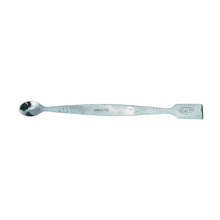 Load image into Gallery viewer, Laboratory spatula Stainless Steel Spatula Spoon 8 inch Pack of 1 Heavy type One side is spoon and another side is flat Used in chemistry lab