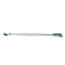 Load image into Gallery viewer, Laboratory spatula Stainless Steel Spatula Spoon 12 inch Pack of 1 Heavy type One side is spoon and another side is flat Used in chemistry lab