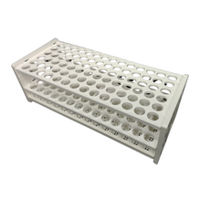 Load image into Gallery viewer, Test tube stand 3 TIER: 13 mm X 84 Holes Pack of 1 Polypropylene Made Heavy Assembled Test tube rack