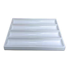 Load image into Gallery viewer, Pipette Tray with 4 compartments for Store Pipettes in Labortaory Size 420 x 300 x 30 mm Pack of 1