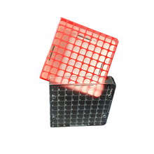 Load image into Gallery viewer, Cryo Box (P.C) Polycarbonate Freezer Boxes, 4.5 ml Cryo Vial Rack, Freezer Storage,- 81 places for 4.5 ml cryo vails (Pack of 1) Polylab