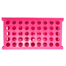 Load image into Gallery viewer, Centrifuge Tube Rack Foldable Space Saving for 15 ml, 45 holes Polypropylene mold Laboratory Plastic Tube Rack Holder (Pack of 1)