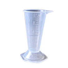 Load image into Gallery viewer, Conical Measure 12 ml Kitchen Laboratory Plastic Measurement Beaker Measuring Cup Conical Measure (Pack of 1)