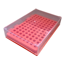 Load image into Gallery viewer, PCR Tube Rack with Hinges | Rack for 96 PCR Tubes of 0.2 ml Pack of 1 any color