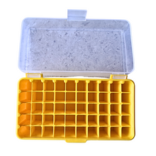 Load image into Gallery viewer, Cryo box (PP) 50 places for 1 ml and 1.8 ml cryo vials, Cryo Box Vial Rack, Freezer Storage Fit for 2 ml Cryo storage Freezing Box (Pack of 1)