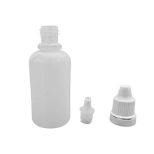 Load image into Gallery viewer, Dropper Bottle Empty Refillable Plastic Squeezable 30 ml in size Self sealing (Pack of 100)