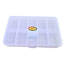 Load image into Gallery viewer, Multi purpose Storage Box or Organizer Rectangular Storage Box with Fix dividers 10 Grids Transparent Pack of 1