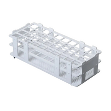 Load image into Gallery viewer, Wire Pattern Test Tube Stand 25 mm x 24 Tubes Polypropylene plastic molded For Laboratory Pack of 1