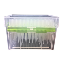 Load image into Gallery viewer, Micro Tip Box 200-1000 ul with 96 pcs of 1000 µl - AUTOCLAVABLE Universal Fit Micro pipette Tips (Pack of 1)