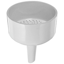 Load image into Gallery viewer, Porcelain Buchner Funnel 125 mm | Laboratory Vacuum Filtration Funnel with Perforated Plate | Chemical Resistant, Heat Safe | Labware for Filtration Experiments (Pack of 1)
