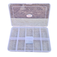 Load image into Gallery viewer, Multi purpose Storage Box or Organizer Rectangular Storage Box with Fix dividers 10 Grids Transparent Pack of 1