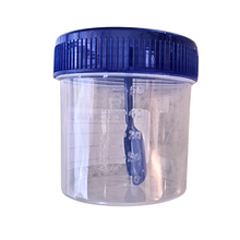 Load image into Gallery viewer, Stool Container Specimen Cups with Spoon Lid ETO Sterile Individual Packing for Laboratory Use, 50 ml - Leak-Proof Design PACK OF 1