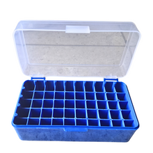 Load image into Gallery viewer, Cryo box (PP) 50 places for 1 ml and 1.8 ml cryo vials, Cryo Box Vial Rack, Freezer Storage Fit for 2 ml Cryo storage Freezing Box (Pack of 1)
