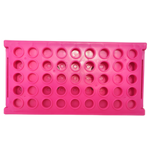 Load image into Gallery viewer, Centrifuge Tube Rack Foldable Space Saving for 15 ml, 45 holes Polypropylene mold Laboratory Plastic Tube Rack Holder (Pack of 1)