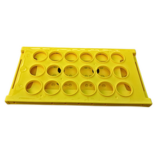 Load image into Gallery viewer, Centrifuge Tube Rack Foldable Space Saving for 50 ml, 18 holes Polypropylene mold Laboratory Plastic Tube Rack Holder (Pack of 1)