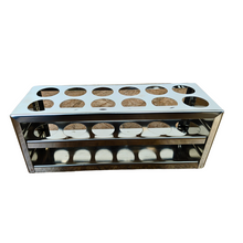 Load image into Gallery viewer, Test Tube Stand Stainless Steel 304 grade, Size 33 mm × 12 Holes Test Tube rack for Laboratory Pack of 1