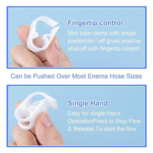 Load image into Gallery viewer, Pinch clip or Valve Clip Plastics Flow Control Hose Clamp For tubes, fluid control Pack of 1