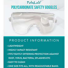 Load image into Gallery viewer, Safety Goggles With Vent Pack of 1