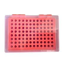 Load image into Gallery viewer, PCR Tube Rack with Hinges | Rack for 96 PCR Tubes of 0.2 ml Pack of 1 any color