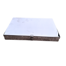 Load image into Gallery viewer, Microscope Slide Box For 100 Slides Made from Stainless Steel 304 grade for Laboratory Pack of 1