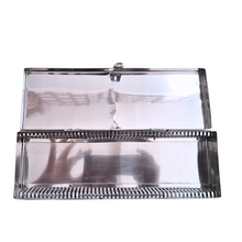 Load image into Gallery viewer, Microscope Slide Box For 50 Slides Made from Stainless Steel 304 grade for Laboratory Pack of 1