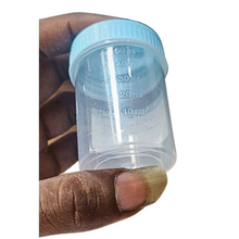 Load image into Gallery viewer, Urine Container sterile Individual packing, Polypropylene made- Pack of 50 Pcs. (50ml)