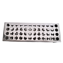 Load image into Gallery viewer, Test Tube Stand Stainless Steel 304 grade, Size 16 mm × 48 Holes Test Tube rack for Laboratory Pack of 1