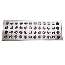 Load image into Gallery viewer, Test Tube Stand Stainless Steel 304 grade, Size 13 mm × 48 Holes Test Tube rack for Laboratory Pack of 1