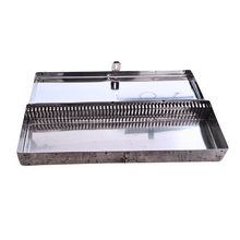 Load image into Gallery viewer, Microscope Slide Box For 50 Slides Made from Stainless Steel 304 grade for Laboratory Pack of 1