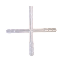 Load image into Gallery viewer, Cross Connector 6 mm Polypropylene With Leak Proof Grip (Pack Of 1)