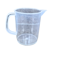 Load image into Gallery viewer, Plastic Measuring Jug 250 ml Pack of 1 Euro Clear Graduated Jug with Handle & Spout | Food Grade Measuring Cup for Kitchen, Baking, Lab & Liquid Measurements