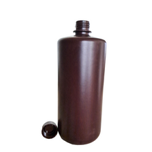 Load image into Gallery viewer, Reagent Bottle (Narrow Mouth) HDPE Plastic mold Plastic Amber color 500 ml (Pack of 1)